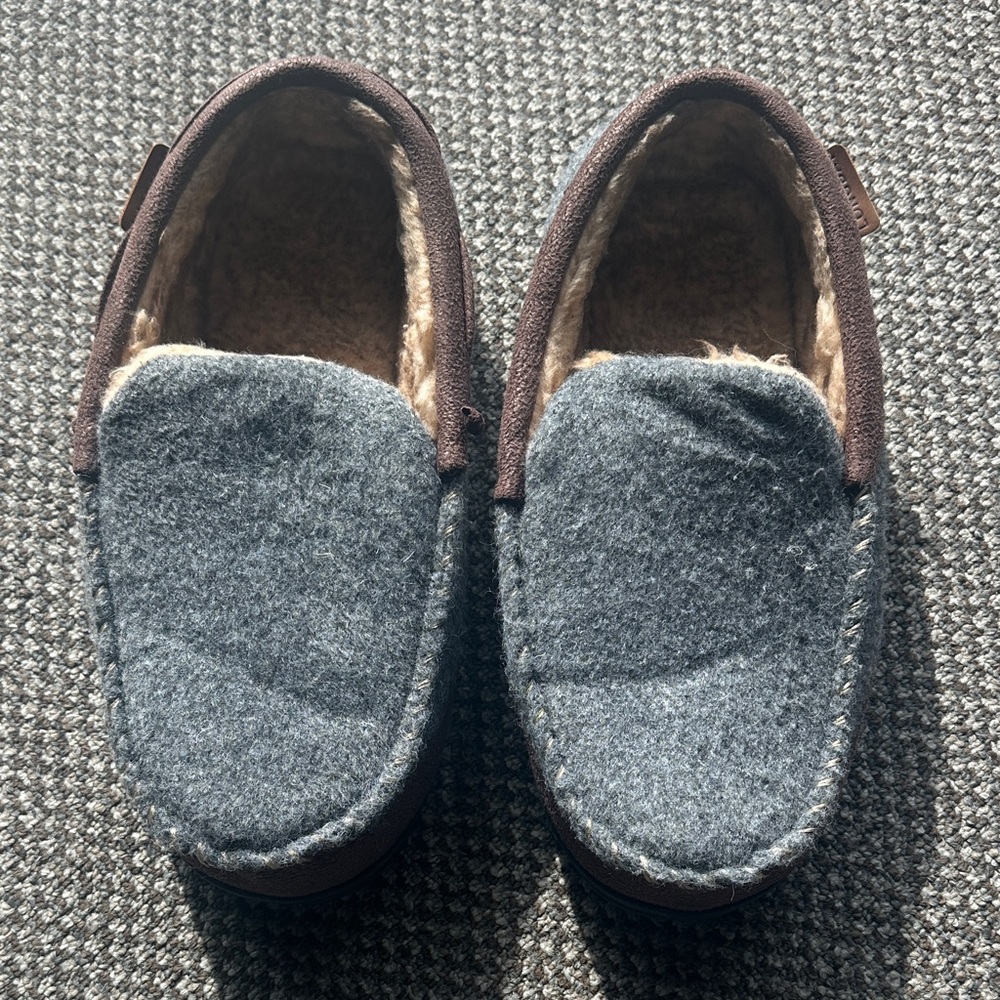 Gray and Brown Men's Loafers